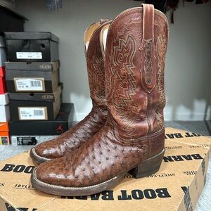 Lucchese Full Quill Ostich Boots